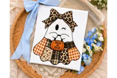 Halloween Ghost Trick or Treat PNG Shirt Product Image 3