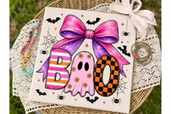 Boo Ghost Halloween PNG Sublimation Desi Product Image 1
