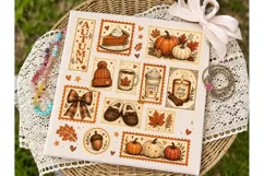 Autumn Vibes Pumpkin PNG Sublimation Bun Product Image 2