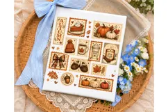 Autumn Vibes Pumpkin PNG Sublimation Bun Product Image 3