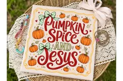Pumpkin Spice Jesus PNG Sublimation Shir Product Image 2