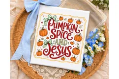 Pumpkin Spice Jesus PNG Sublimation Shir Product Image 3
