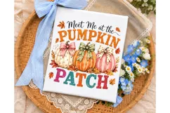 Meet Me at the Pumpkin Patch PNG Shirt Product Image 3