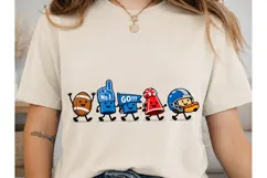 Sports Fan Characters PNG Sublimation Product Image 2