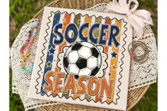 Soccer Season Retro PNG Shirt Design Product Image 1