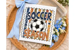 Soccer Season Retro PNG Shirt Design Product Image 3