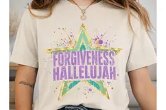 Forgiveness Hallelujah PNG Shirt Design Product Image 1