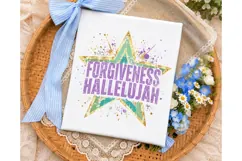 Forgiveness Hallelujah PNG Shirt Design Product Image 3