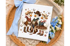 Cowboy Ducks PNG Sublimation Shirt Desig Product Image 3