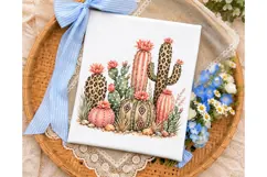 Cactus Flowers PNG Sublimation Shirt Des Product Image 3