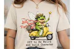 Whimsical Frog Fairy PNG Sublimation Des Product Image 1