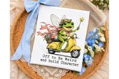 Whimsical Frog Fairy PNG Sublimation Des Product Image 3