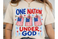 One Nation Under God PNG Shirt Design Product Image 1