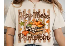 Hey There Pumpkin PNG Sublimation Shirt Product Image 2