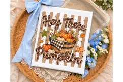 Hey There Pumpkin PNG Sublimation Shirt Product Image 3