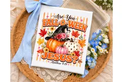 Are You Fall-O-Ween Jesus PNG Shirt Desi Product Image 3