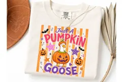 Pumpkin Goose Halloween PNG Clipart Product Image 2