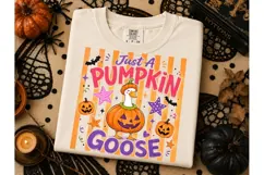 Pumpkin Goose Halloween PNG Clipart Product Image 3