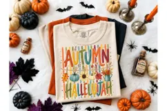 Autumn Hallelujah Fall PNG Shirt Design Product Image 2