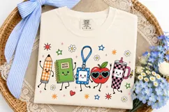 Cute School Supplies Characters PNG Product Image 5