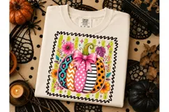 Boho Pumpkin PNG Fall Halloween Clipart Product Image 3