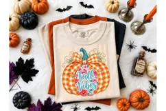 Fall Vibes Pumpkin PNG Clipart Design Product Image 1