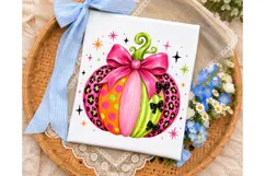 Colorful Pumpkin PNG Sublimation Shirt D Product Image 3