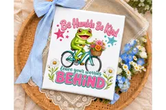 Be Humble Be Kind Frog PNG Shirt Design Product Image 3