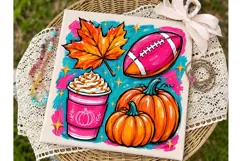 Fall Vibes Football PNG Shirt Design Product Image 2