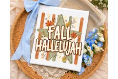 Fall Hallelujah PNG Sublimation Shirt De Product Image 3