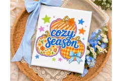 Cozy Season Pumpkin PNG Sublimation Tee Product Image 3