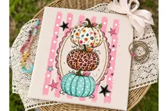 Stacked Pumpkins PNG Sublimation Shirt D Product Image 2