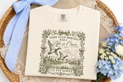 Vintage Duck Flying Away PNG Clipart Product Image 5