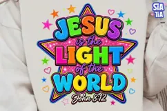 Jesus is the Light Christian PNG Clipart Product Image 2