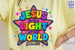 Jesus is the Light Christian PNG Clipart Product Image 3
