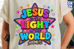 Jesus is the Light Christian PNG Clipart Product Image 4