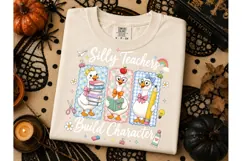 Silly Teachers Build Character PNG Clipa Product Image 3
