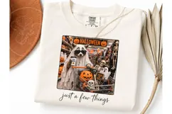 Halloween Raccoon Ghost Shopping PNG Shi Product Image 2