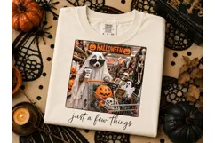Halloween Raccoon Ghost Shopping PNG Shi Product Image 3