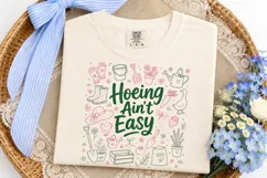 Hoeing Ain't Easy Garden PNG Clipart Product Image 5