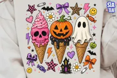 Halloween Ice Cream Cones PNG Clipart Product Image 1