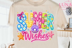 Summer Wishes PNG, Cute Summer Sublimation, Beach Vibes PNG Product Image 2