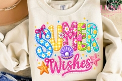 Summer Wishes PNG, Cute Summer Sublimation, Beach Vibes PNG Product Image 3