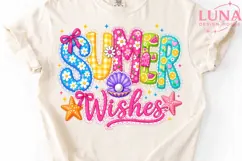 Summer Wishes PNG, Cute Summer Sublimation, Beach Vibes PNG Product Image 5