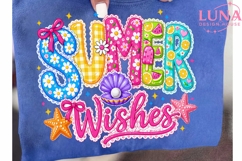 Summer Wishes PNG, Cute Summer Sublimation, Beach Vibes PNG Product Image 6