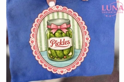 Coquette Pickles Jar PNG, Pink Bow Pickle Sublimation, Retro Product Image 6