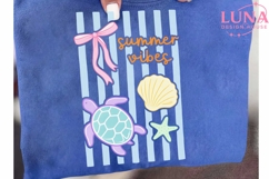 Summer Vibes Sea Turtle PNG, Beach Clipart, Coastal PNG Product Image 6