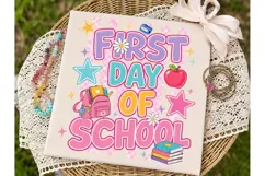 First Day of School PNG Sublimation Desi Product Image 2