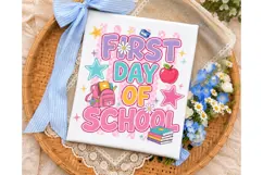 First Day of School PNG Sublimation Desi Product Image 3