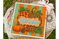 Fall Vibes Pumpkin PNG Sublimation Shirt Product Image 1